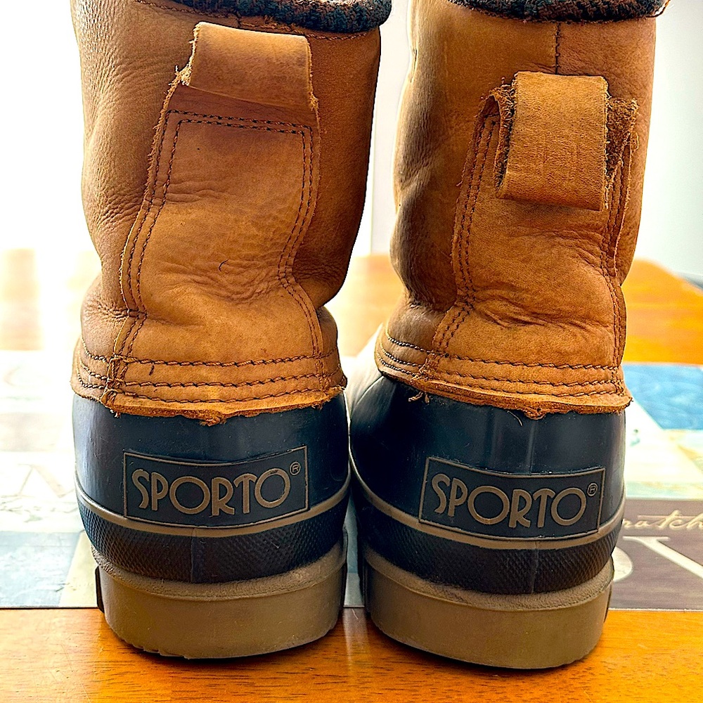 Sporto leather duck boots - Men’s size 8 - Picture 2 of 6